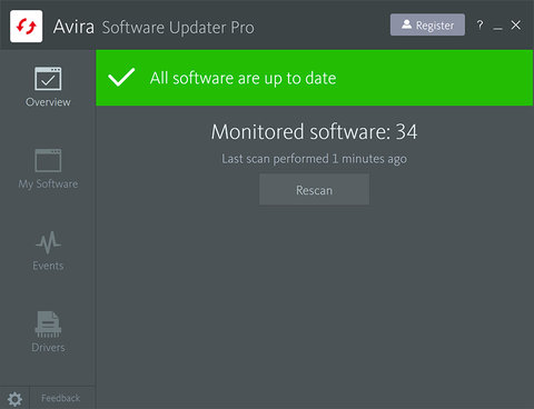 Avira Software Updater Pro Screenshot
